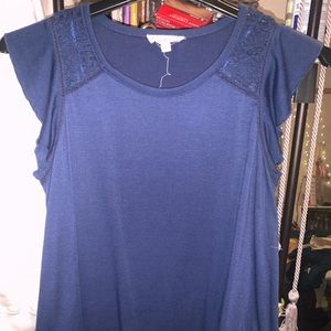 Cloud Chaser navy blouse